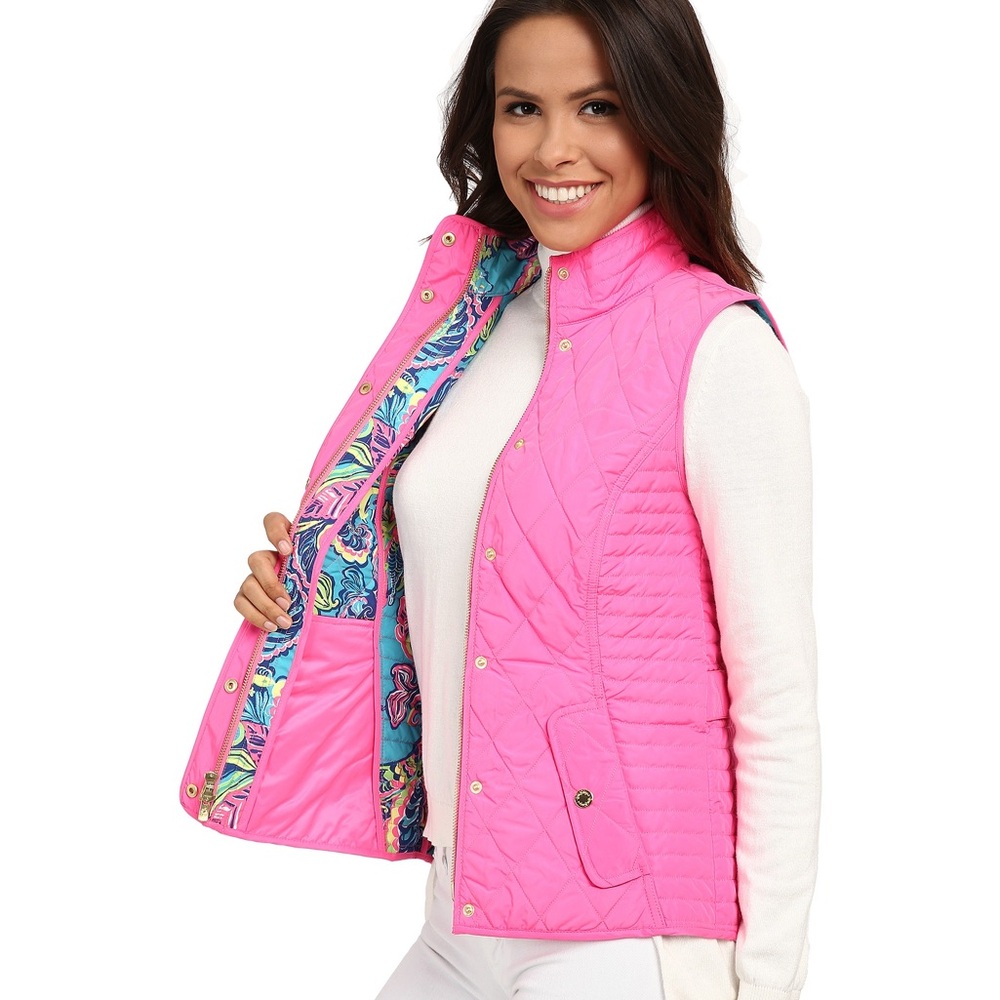 Lilly Pulitzer Quilted Puffer Vest